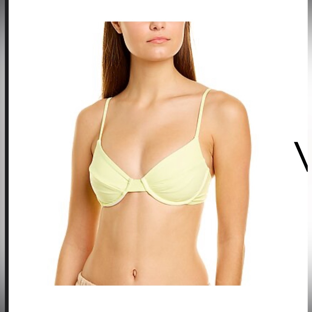 VYB Vitals bikini top yellow size M NWT